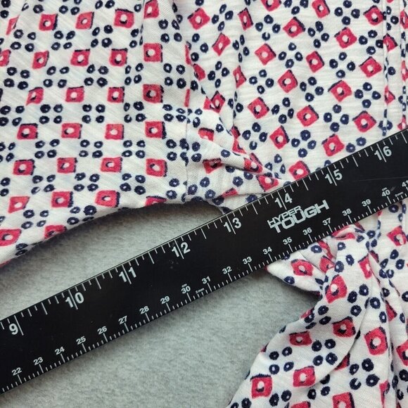 Lucky Brand Womens Shirt Size 2X Boho‎ Peasant Feminine Cottagcore Dainty Tassel - Picture 7 of 13